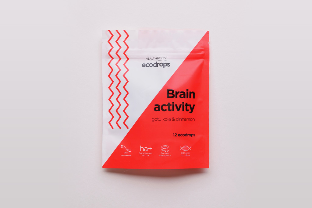 Леденцы для улучшения мозговой деятельности Healthberry Ecodrops Brain Activity — изображение 3