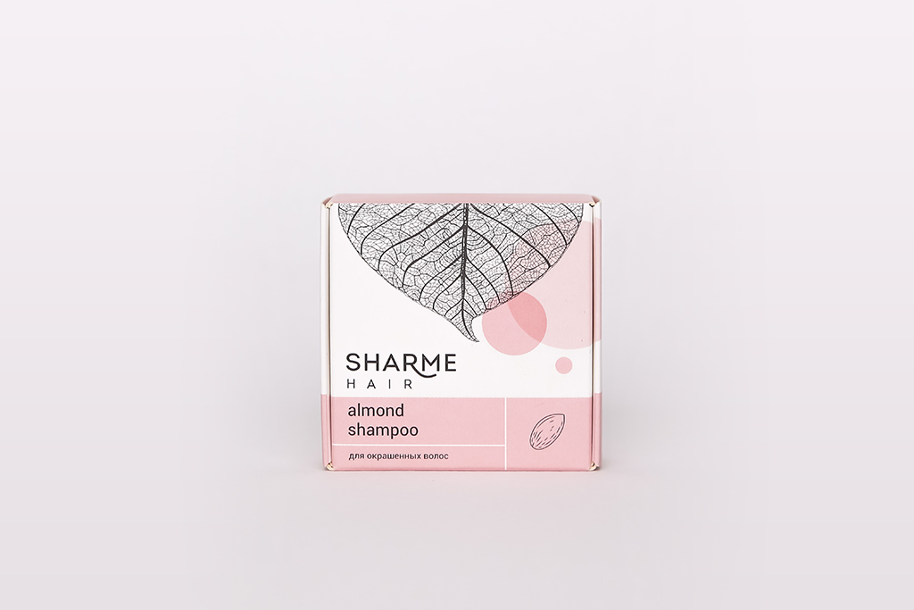 Натуральный твердый шампунь Sharme Hair Almond (миндаль) — изображение 2