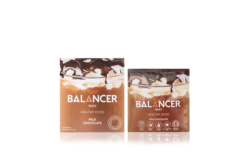 КОКТЕЙЛЬ BALANCER СО ВКУСОМ «МОЛОЧНЫЙ ШОКОЛАД», 10 ШТ.