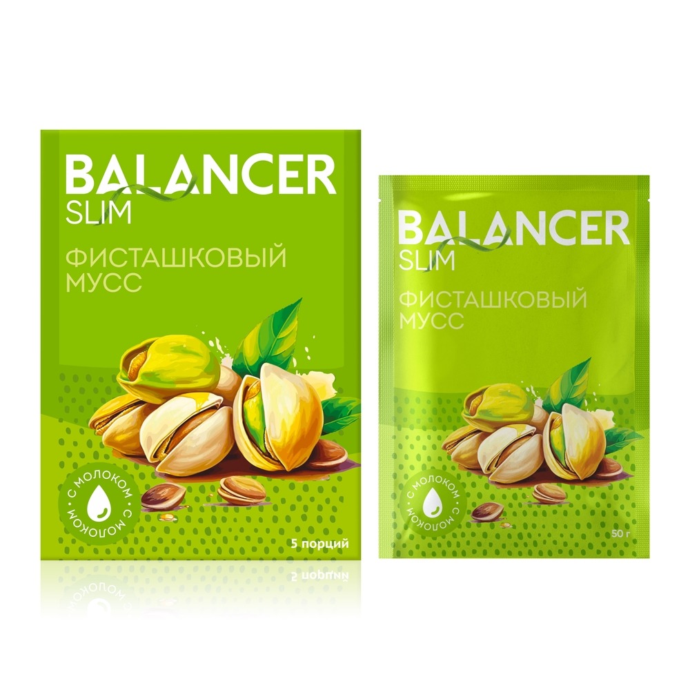 КОКТЕЙЛЬ BALANCER СО ВКУСОМ «ФИСТАШКОВЫЙ МУСС», 10 ШТ.
