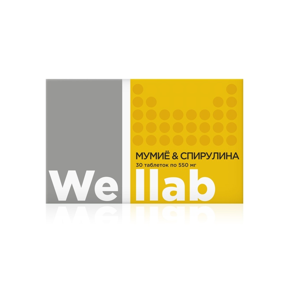 БАД для поддержки процессов регенерации Welllab Element Mumiyo, 30 капсул
