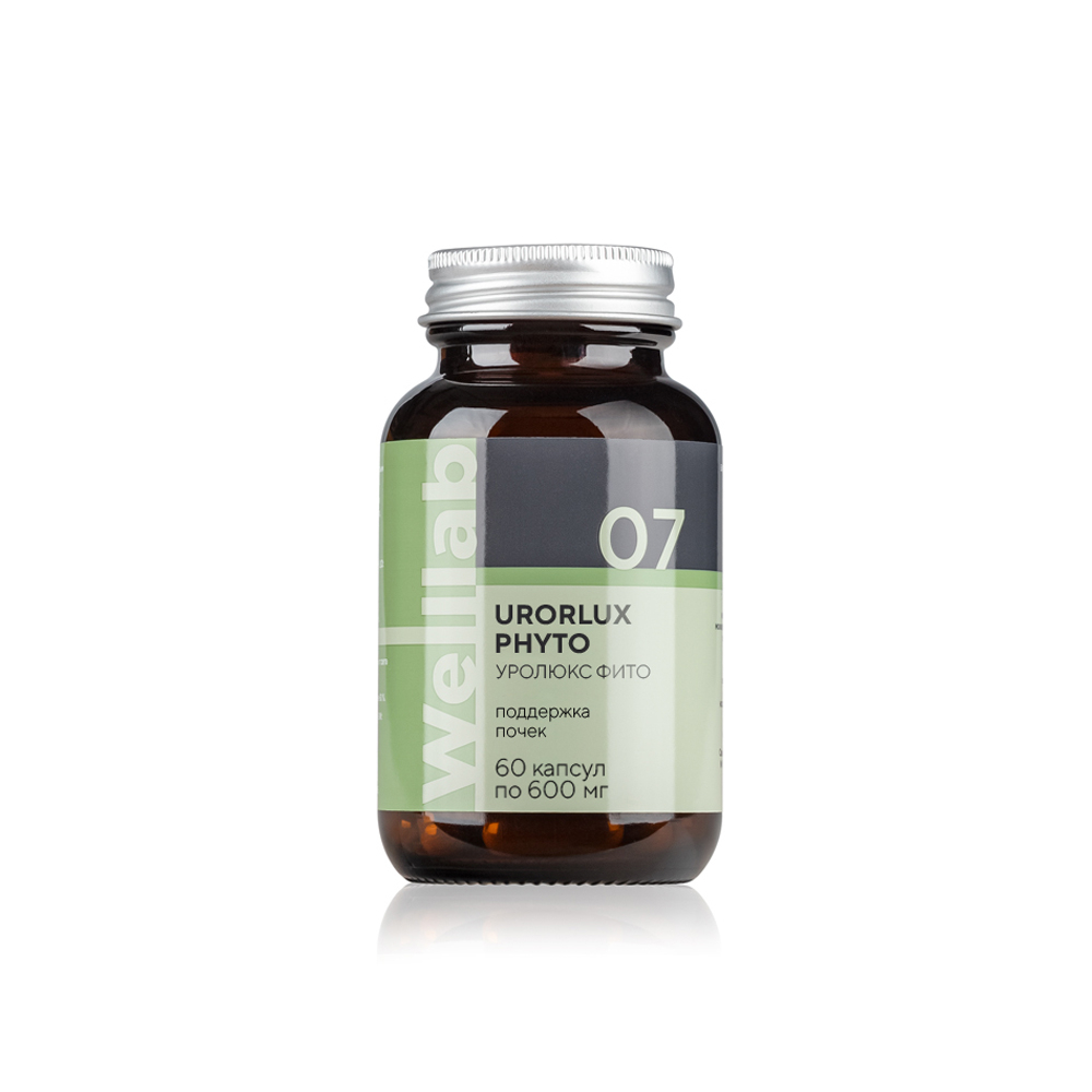 БАД для мочевыделительной системы Welllab UROLUX PHYTO, 60 капсул — изображение 3