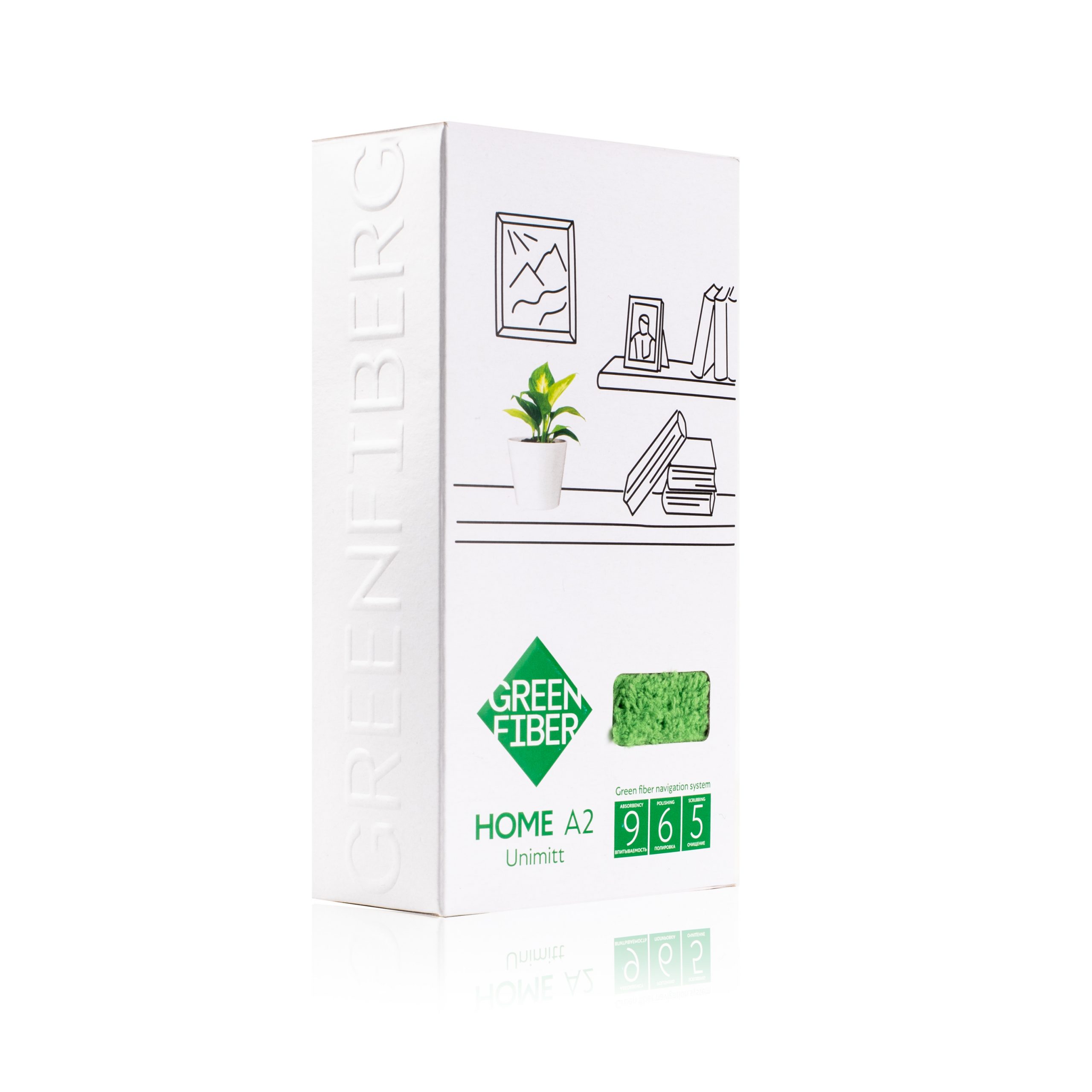 Варежка универсальная Green Fiber HOME A2