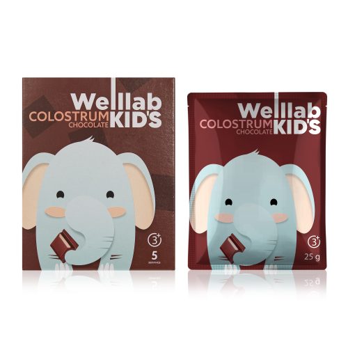 Детский напиток WELLLAB KIDS COLOSTRUM со вкусом «Шоколад»