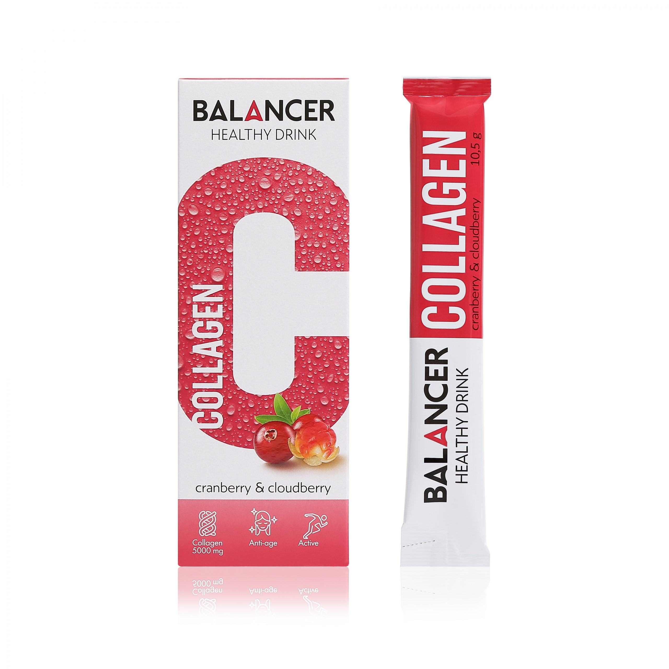 Напиток Balancer Collagen со вкусом «Клюква - морошка»