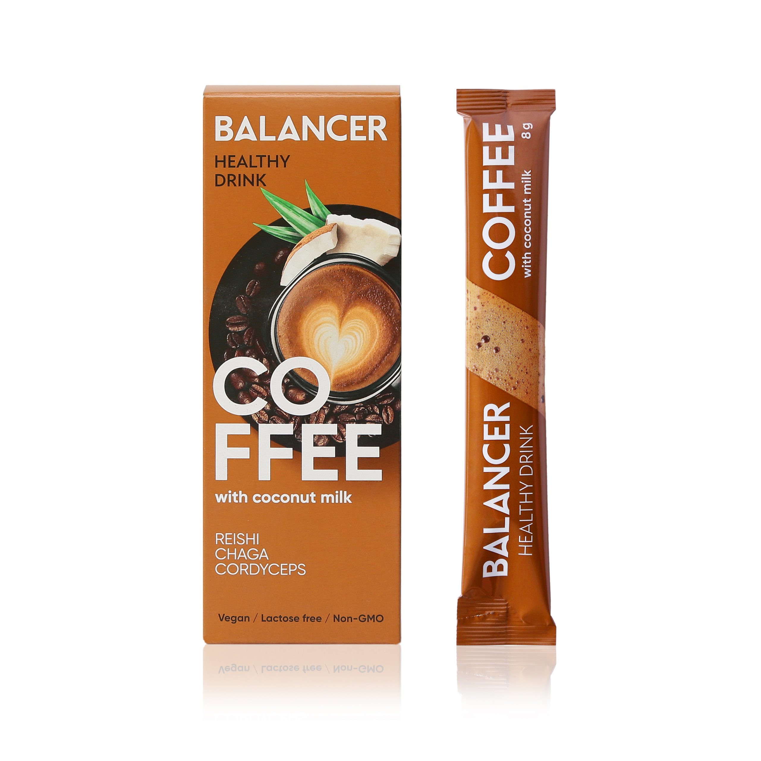 Напиток растворимый BALANCER COFFEE «Кофе на кокосовом молоке»