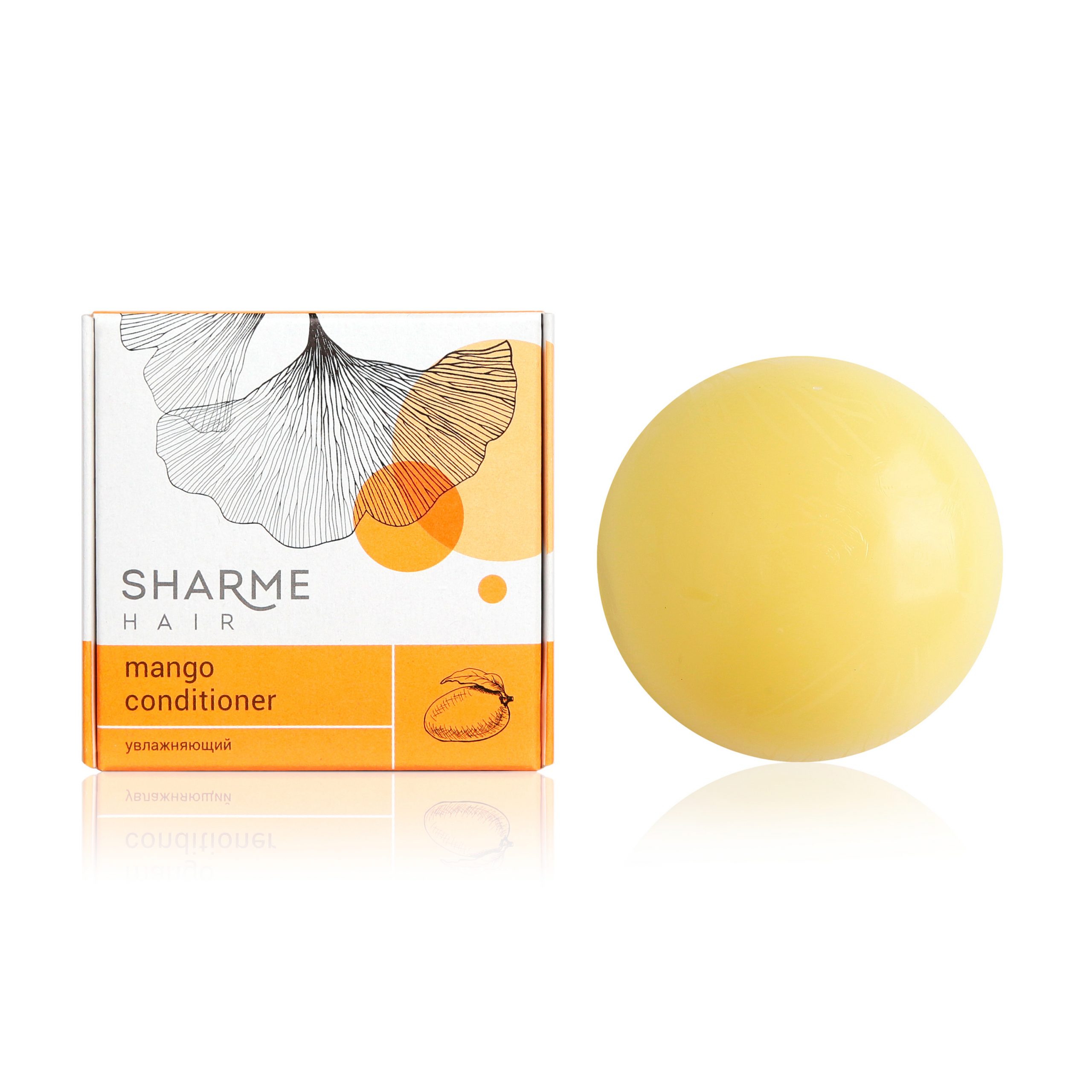 Натуральный твердый кондиционер Sharme Hair Mango с маслом манго