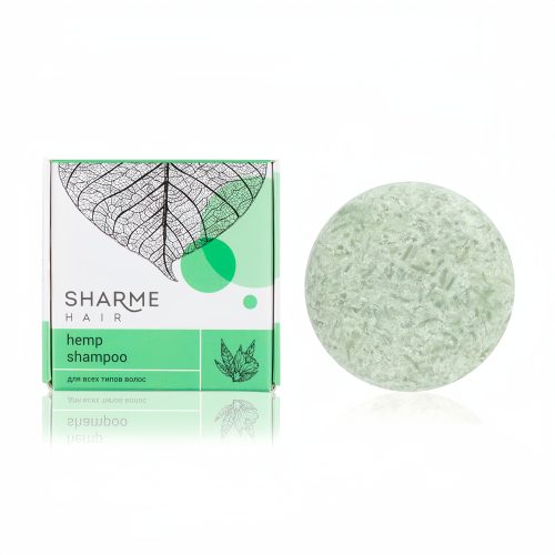 Натуральный твердый шампунь Sharme Hair Hemp с маcлом конопли для любого типа волос