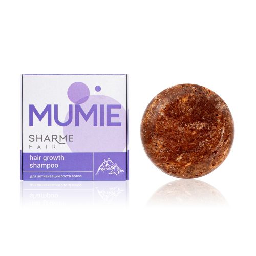 Натуральный твердый шампунь Sharme Hair Mumie для активизации роста волос