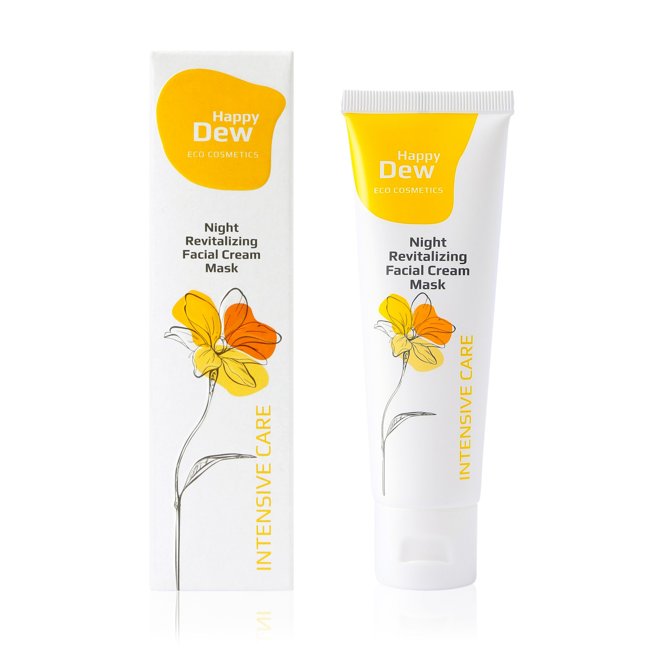 Ночная восстанавливающая крем-маска для лица Happy Dew Intensive Care