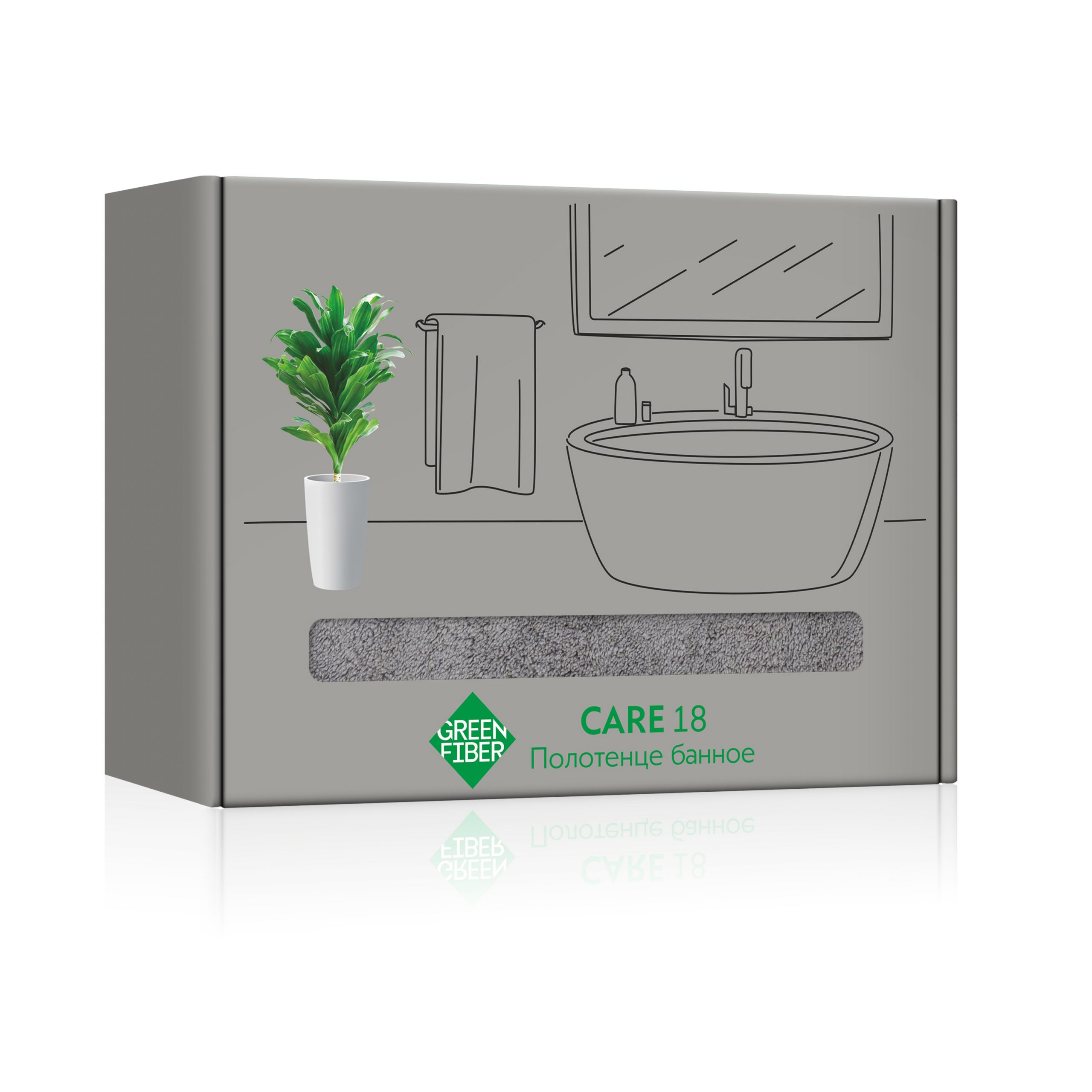 Полотенце банное Green Fiber CARE 18