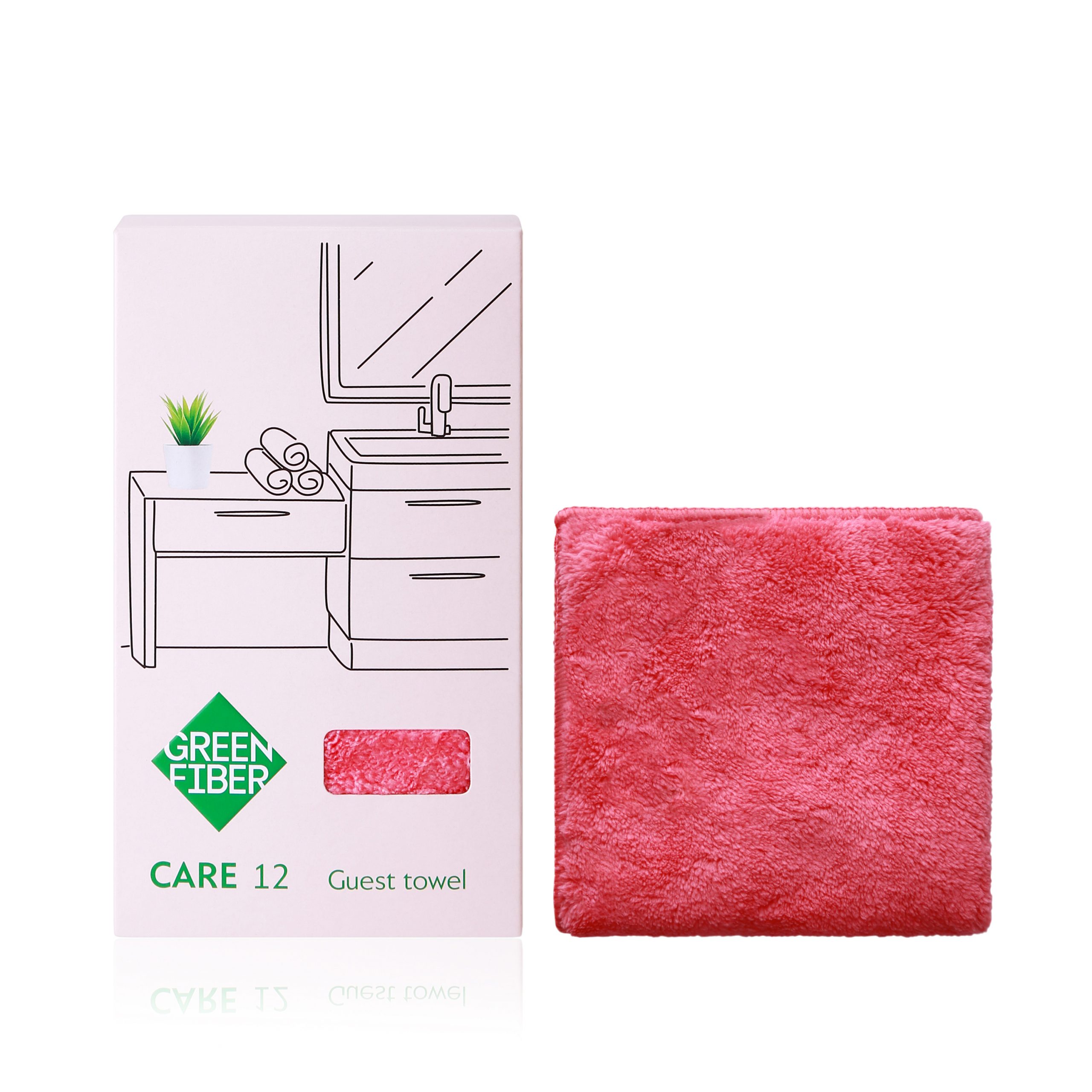 Полотенце гостевое Green Fiber CARE 12