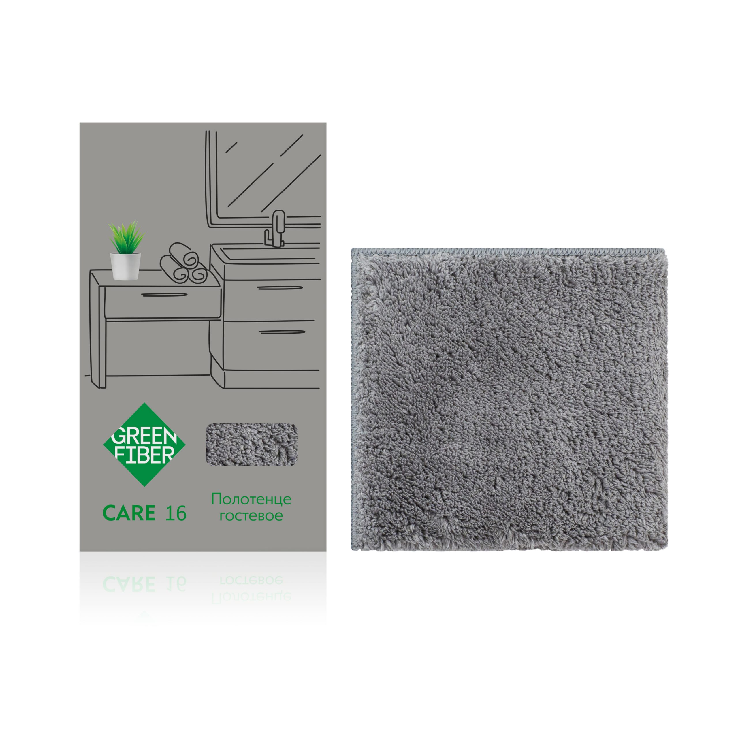 Полотенце гостевое Green Fiber CARE 16