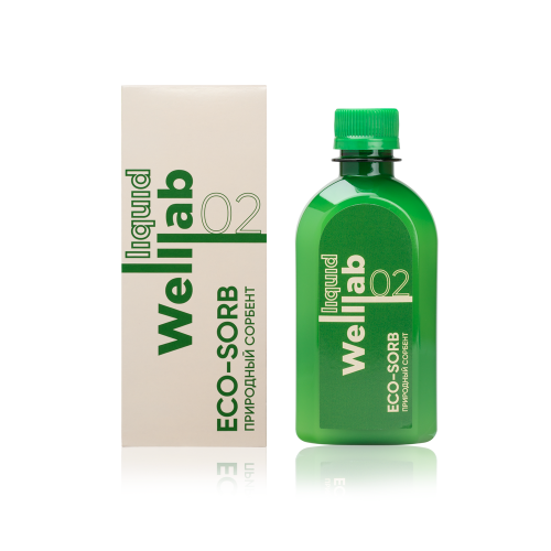 Природный сорбент Welllab liquid ECO-SORB для поддержки пищеварения