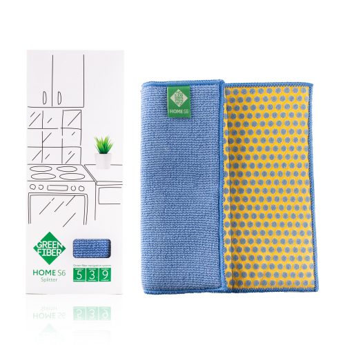 Спонж Сплиттер Green Fiber HOME S6 двусторонний для очищения и впитывания