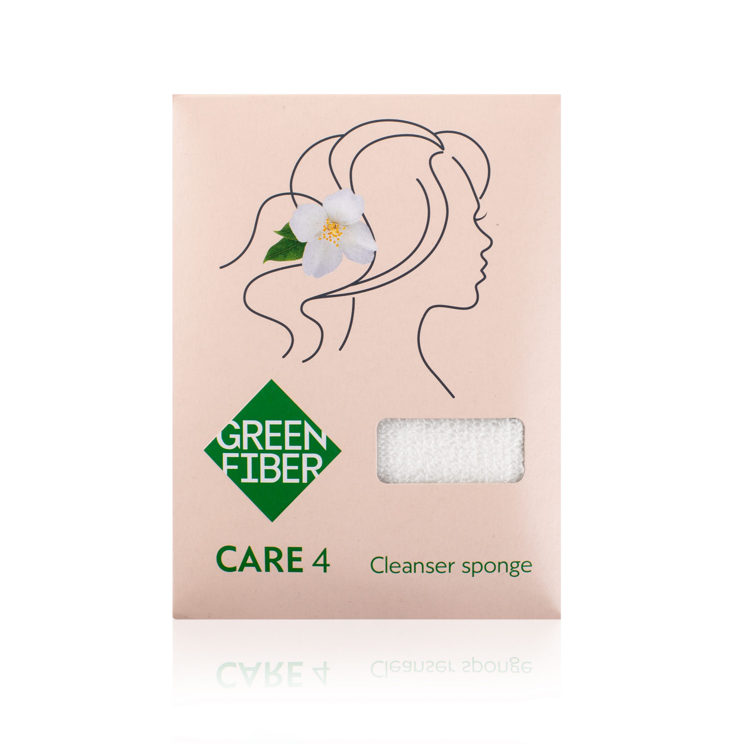 Спонж для демакияжа Green Fiber CARE 4