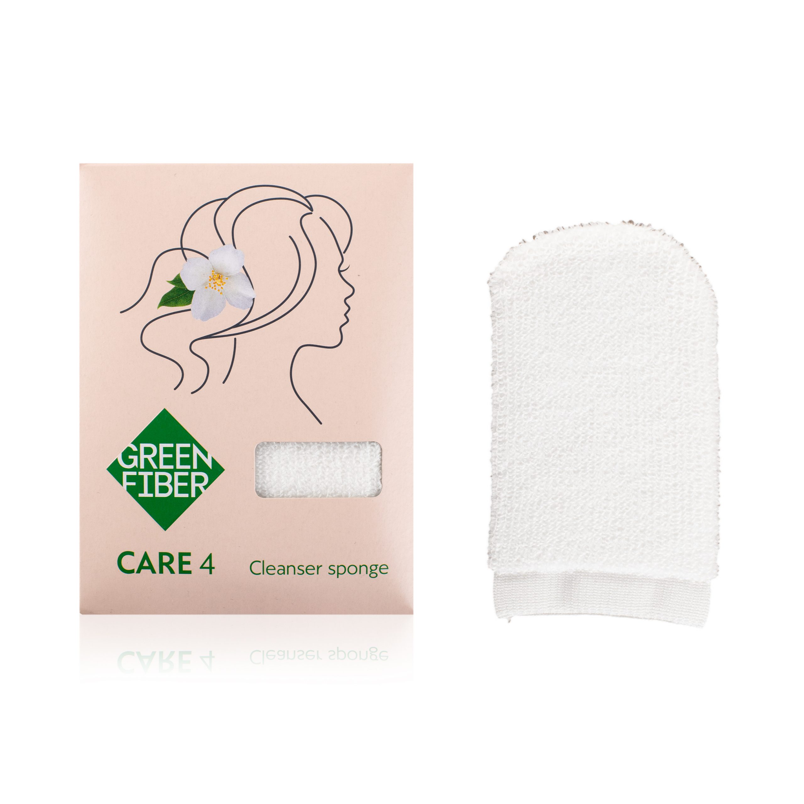 Спонж для демакияжа Green Fiber CARE 4