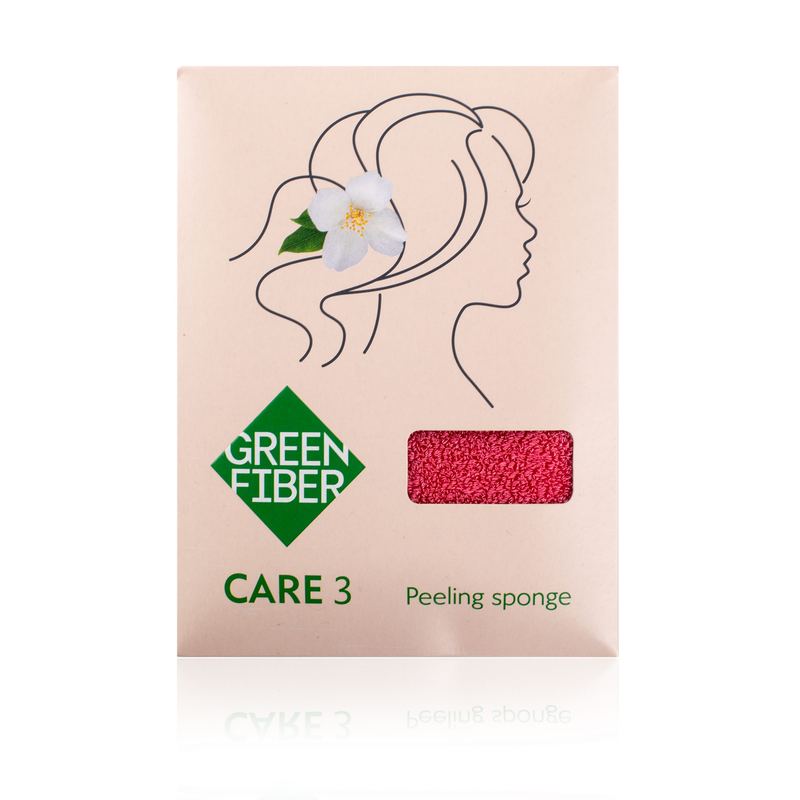 Спонж для пилинга Green Fiber CARE 3