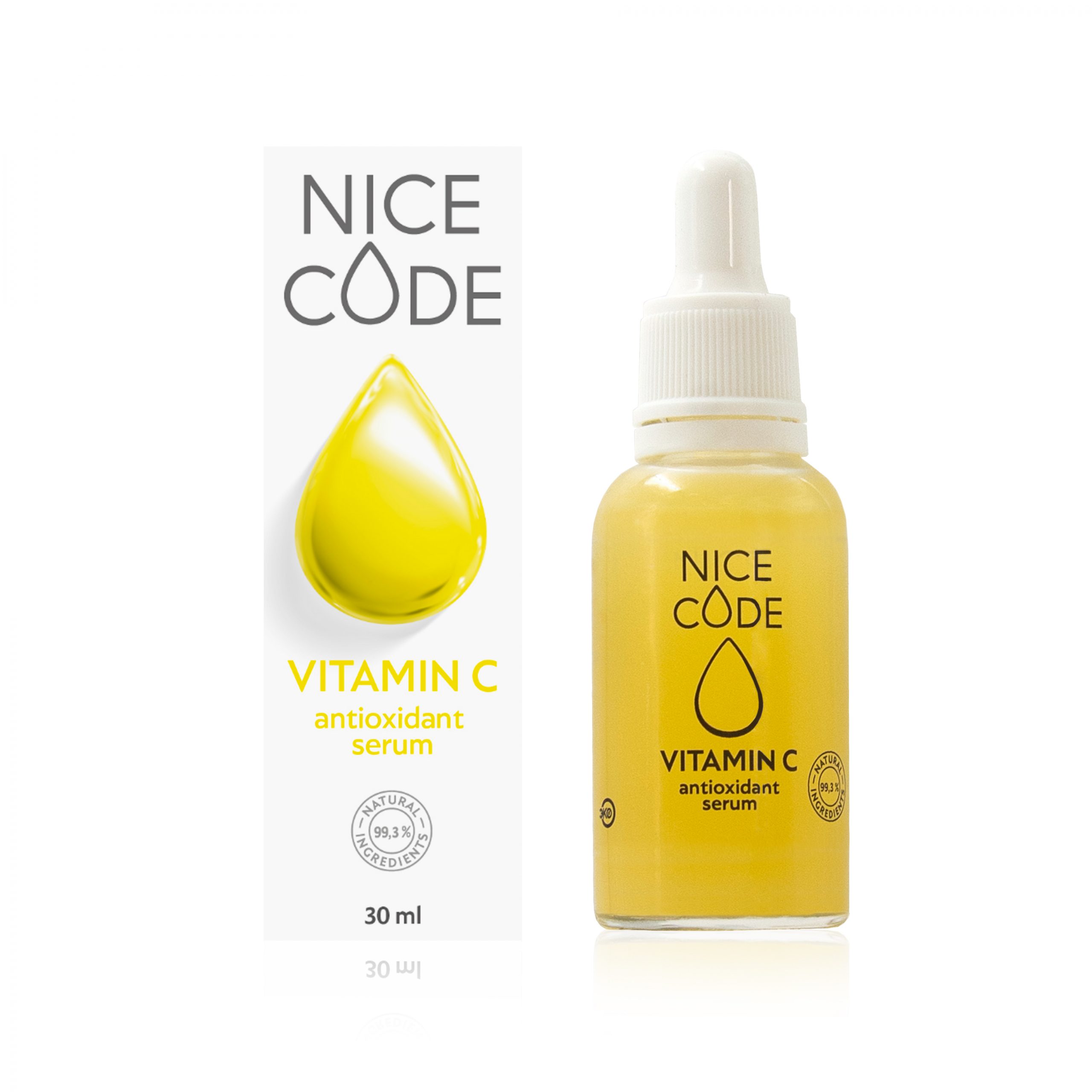 Сыворотка-антиоксидант для лица VITAMIN C NICE CODE
