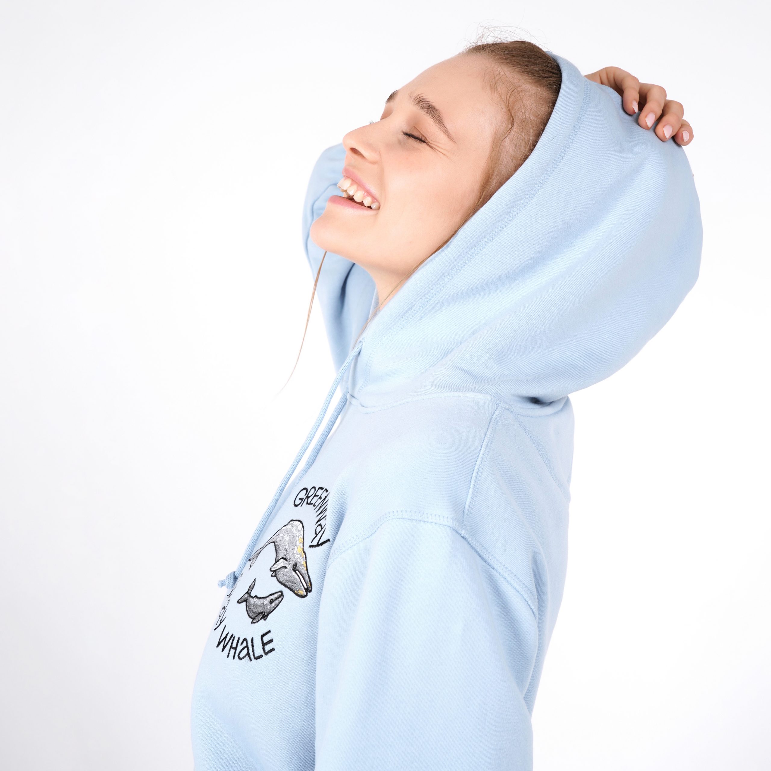 Толстовка с вышивкой «Greenway – Gray Whale» (XL)