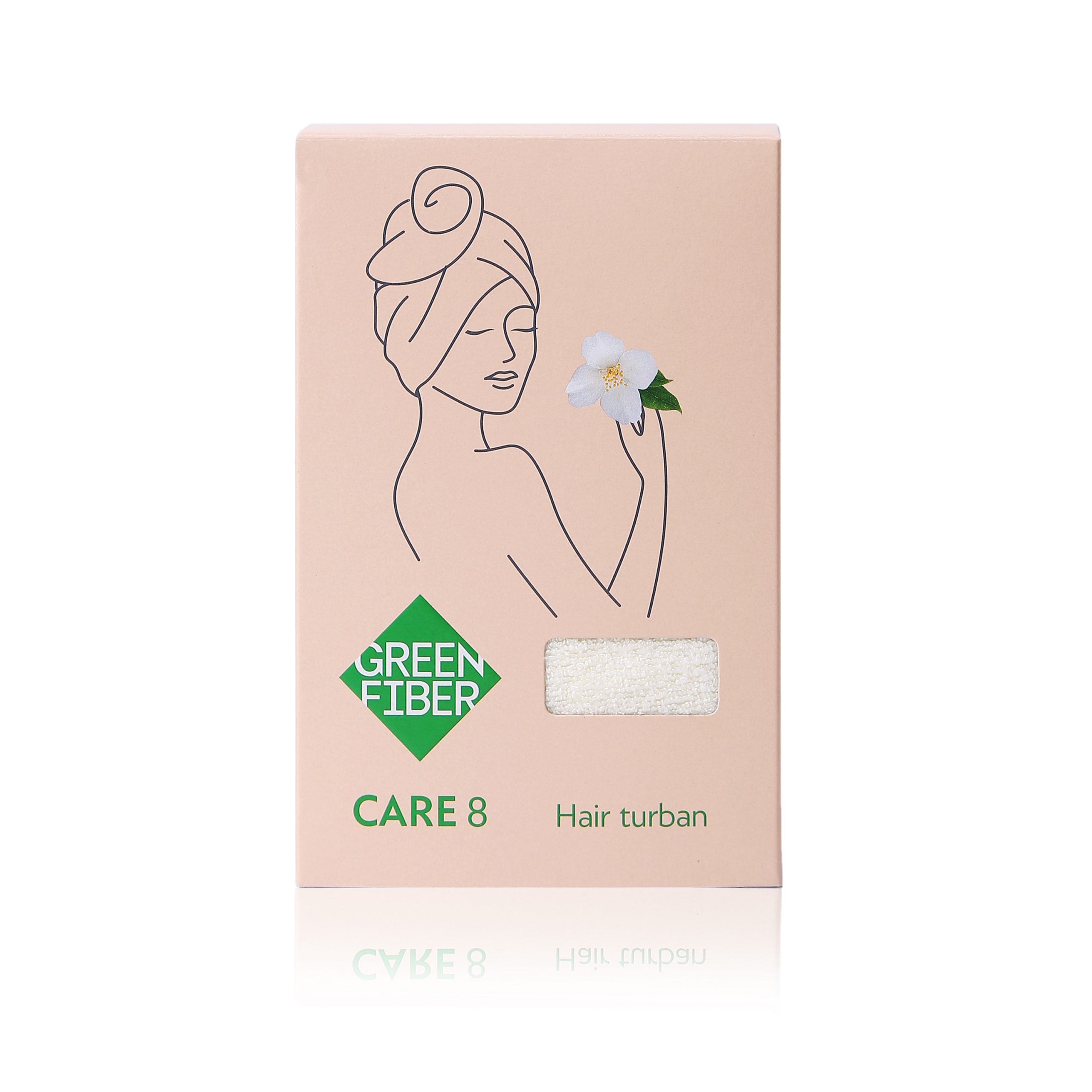 Тюрбан для волос Green Fiber CARE 8