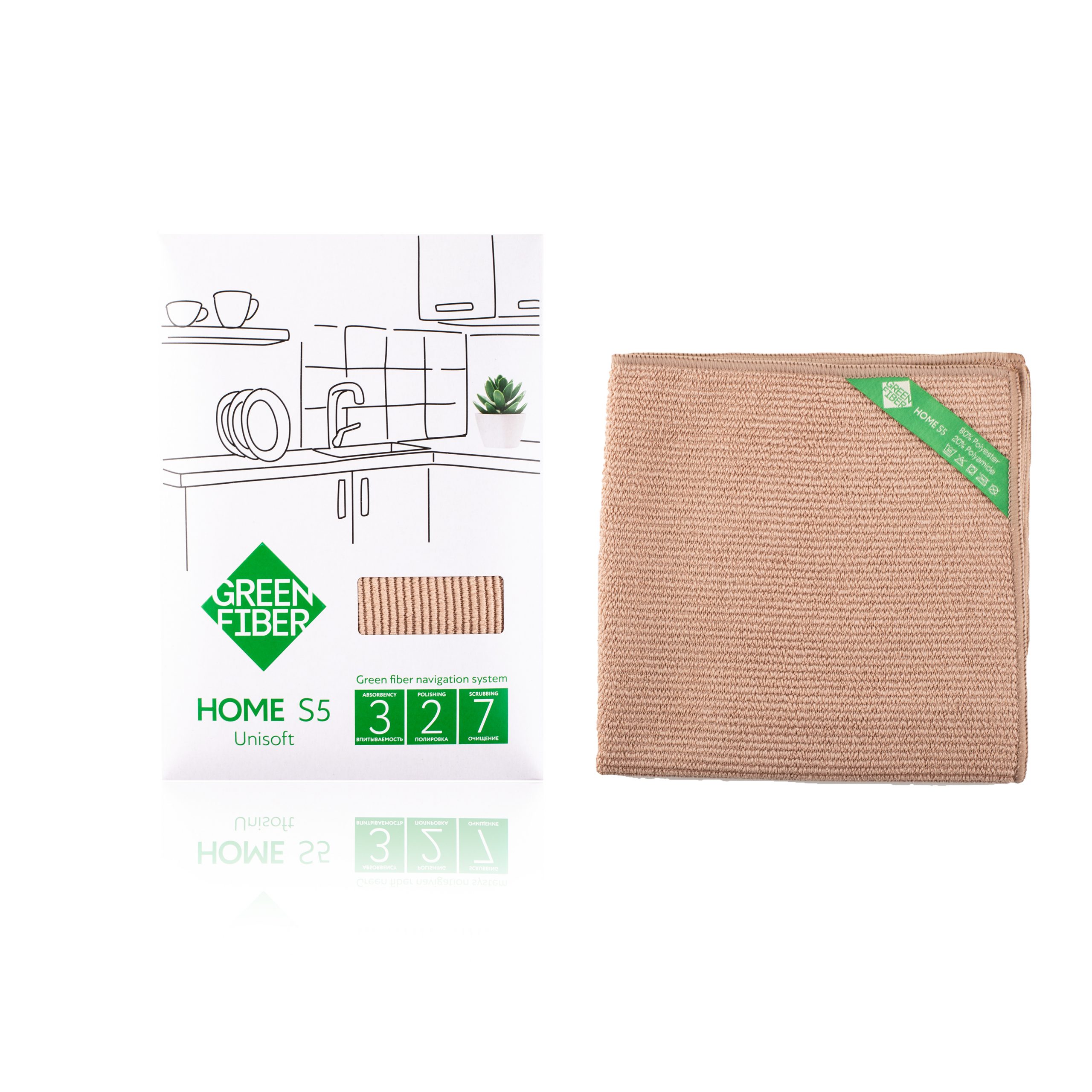 Файбер вельветовый Green Fiber HOME S5