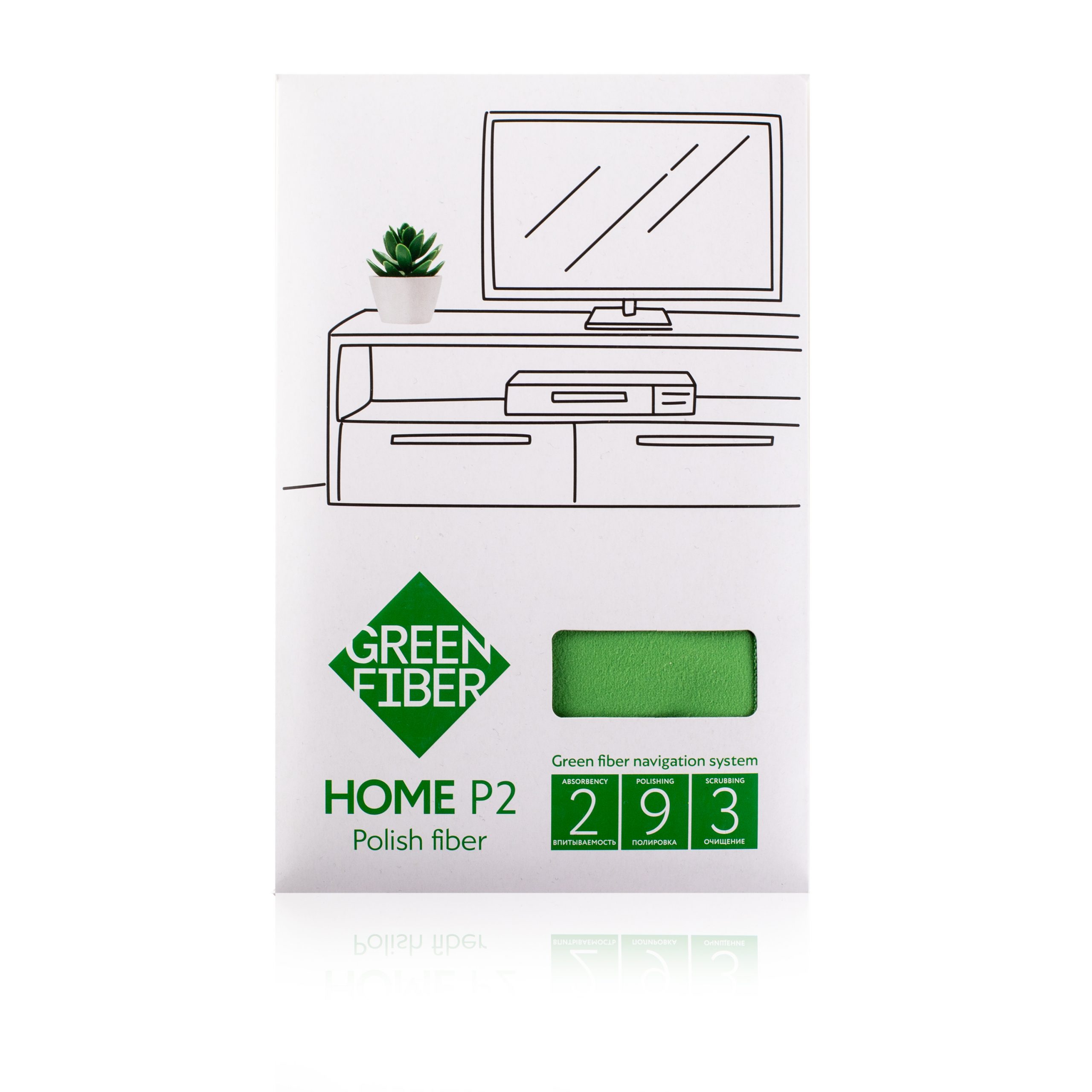 Файбер полирующий Green Fiber HOME P2
