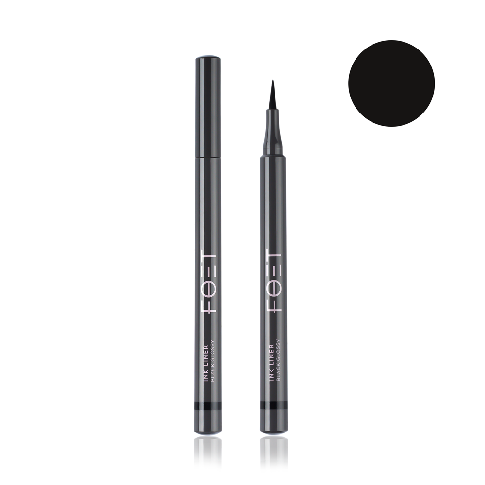 Фломастер-подводка для глаз Foet Ink liner «Черный глянцевый»
