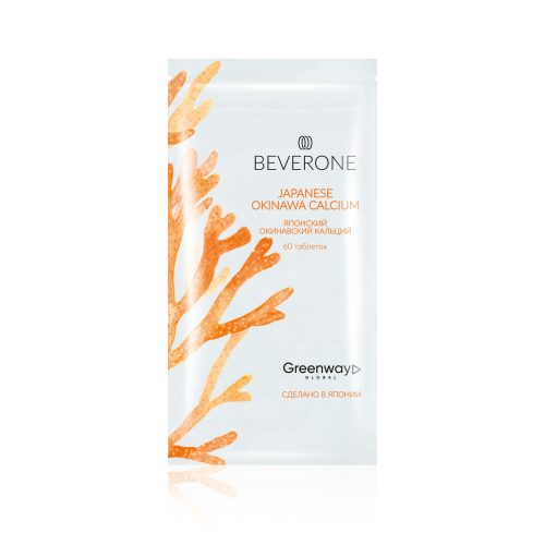 БАД «ЯПОНСКИЙ ОКИНАВСКИЙ КАЛЬЦИЙ» торговой марки «BEVERONE», 60 таблеток по 300 мг